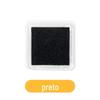 Almofada de Tinta Colorida para Pintura a Dedo Infantil 24 Cores Carimbo de Borracha Grafite Almofada de Tinta Pigmentada 3*3 Almofada de Tinta para Pintura com Palma de Mão para Jardim de Infância