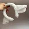 Haichao joyería banda para el pelo de orejas de tigre de dibujos animados accesorios para el pelo al por mayor animal tigre cara linda tocado de felpa en venta lindo