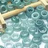 Jade Grado A Forma de Rosquilla Anillo de Paz Cuentas Pendientes Hechos a Mano Accesorios para Anillos de Jade Joyería Cuentas Sueltas de Jade