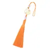Festival do Meio do Outono Liga de Zinco Coelho Borla Pingente Novo Chinês Hanfu Botão de Pressão Bolsa Charme Carro DIY Pingente de Borla do Meio do Outono