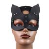 Comércio exterior sexy personalidade europeia e americana PU couro raposa máscara festa mascarada homens e mulheres máscara decorativa máscara de olhos