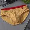 Venta directa al por mayor color sólido algodón triángulo hombre triángulo cintura baja explosiones tendencia transpirable ropa interior hombre triángulo una generación de pelo