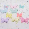 Borboleta de Tecido Acessórios Usinados Ultrassônicos Acessórios de Cabeça para Crianças Bolsas Sapatos Acessórios de Vestuário Enfeites DIY Borboleta Lantejoula