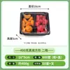 Caja Desechable para Fruta Transparente con Tapa Caja de Embalaje de Plástico Caja para Llevar Caja Gruesa con Compartimentos Caja para Fruta Cortada y Ensalada