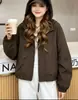 2026 Nueva Moda de Primavera y Otoño para Mujer, Chaqueta Corta con Capucha, Transpirable, Versátil, Moda para Pareja, Ajuste Delgado, Abrigo, Top, Tendencia