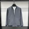 Chaqueta de Terciopelo Ollie con Cuello de Béisbol para Hombre 2024 Chaqueta Conjunto Sencillo Cálida para Viajar Cremallera Cárdigan Hombre