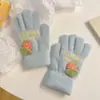 Guantes Infantiles Star Dew, Engrosados para Otoño e Invierno, Cálidos, para Niñas y Bebés, con Bordado de Dibujos Animados, Lindos