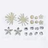 Novo diamante decorativo buraco sapatos acessórios strass sapatos flor diy pequeno estilo perfumado sapato fivela cruz pérola flor acessórios