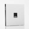 Interruptor de enchufe de vidrio templado con sensación de piel blanca, panel de cinco orificios esmerilado oculto para el hogar, interruptor de enchufe 86, venta al por mayor