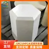 Pilar Hexagonal Quadrado Integrado de Terrazzo Mesa de Exterior para Pátio Italiano Tampo de Mesa Resistente a UV Mesa de Chá para Lazer Fábrica Atacado