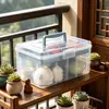 Caja de Almacenamiento para Juego de Té con Particiones Ajustables Bnbs Caja Multifuncional para el Hogar y Camping Organizador de Doble Uso