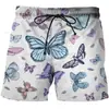 Tendencia de diseño de comercio exterior transfronterizo 2024 pantalones cortos calientes de impresión digital 3D moda americana casual