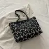 Bolsa Tote de Hombro Único de Gran Capacidad, Nueva Tendencia Casual 2026, Estampado de Estrellas, de Moda, para Viajes
