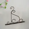 Suporte de Flores de Ferro Nórdico Transfronteiriço para Pendurar na Parede Cesta Suspensa para Varanda Suporte de Flores para Pendurar em Casa Jardim Europeu e Americano Luz Elétrica Pequena Suspensa