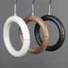 Tienda de Ropa Resina Perchero para Bufandas Anillo para Bufanda Estante de Almacenamiento para Bufandas de Seda Madera de Haya Accesorios de Exhibición Lujo Accesible Colgador de Bolsos Multifuncional