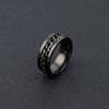 Anillo Abrebotellas Anillo Abre Cerveza Giratorio Descompresión Para Hombre Cadena Giratoria Anillo de Acero Titanio Anillo de Acero Inoxidable