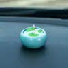 Adornos para coche con forma de tarro de hoja de loto, accesorios para coche, consola central, decoración para coche, combinación de aromaterapia