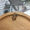 Ins estilo punk sabor Hong Kong prata antiga pistola algemas lâmina colher modelo acessórios de metal DIY brincos brincos atacado
