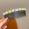 Peine para el Cabello Infantil Peine Insertable para Cabello Roto en la Parte Posterior de la Cabeza, Pasador de Peineta de Sirena para Niña, Pasador Peine para Flequillo de Niña Pequeña