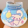 Chapéu Boné Protetor Solar Infantil Cartoon Kuromi Estilo Novo para Meninos e Meninas Verão Exterior Aba Larga Chapéu de Sol