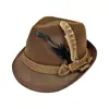 Directo de fábrica sombrero de jazz para festival de cerveza sombrero de copa sombrero de fiesta sombrero de mascarada alemana sombrero de tela no tejida para cerveza y jazz