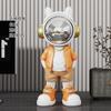 Gabinete de Vino para Oficina Decoración de Entrada Escritorio de Oficina Adornos Pequeños Pareja de Astronautas Ciervo Oso Manualidades de Resina