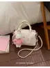 Bolsos de Gama Alta de Nicho para Mujer Moda Primavera 2026 Bolso Cruzado Estampado Bolso de Mano Popular Casual para Mujer Bolso Tipo Cubo