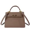 Bolso bandolera de hombro retro de lujo ligero para mujer, moda 2026, nuevo bolso cuadrado tipo Kelly coreano, simple