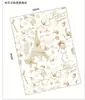 Papel Desechable para Hamburguesas, Papel Resistente a la Grasa, Papel para Rollos de Pollo, Papel tipo Periódico para Sándwiches, Papel Inglés, Papel para Bolas de Arroz con Algas, Papel para Hamburguesas de Res