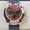 Reloj para Hombre Rolex Daytona Serie 40mm Multifuncional Cronógrafo Incrustado de Diamantes Mecánico Totalmente Automático Aliexpress