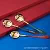 Cuchara Creativa ins de Acero Inoxidable Jingle Cat Cuchara Coreana Linda de Diosa Estrella Cuchara Popular para el Hogar Cuchara Boutique