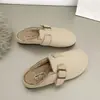 Mismo estilo Sanxi ~ Zapatos Boken todo incluido para mujer 2023 nuevos zapatos Boken de pesca de un solo color slip-on retro de algodón