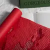 Papel de Panal Enrollado Personalizado Caja de Regalo de Panal para Botella de Vino de Cerámica Envío Rápido Papel Kraft de Malla Ecológico Amortiguador a Prueba de Golpes