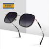 2026 Gafas de Sol Doradas de Moda para Mujer, Montura Cuadrada Adelgazante, Lentes Polarizadas, Tendencia 2262
