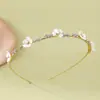 Nueva Diadema de Lazo de Perlas para Mujer, Accesorio para el Cabello de Verano, Pasador Estilo Hada, Diadema, Fabricante Mayorista de Celebridades de Internet