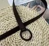 Nuevo Cinturón Vintage de Cuero Rojo para Mujer, Accesorio Decorativo, Cinturón para Falda, Cinturón Bohemio, Cadena para Cintura, Transfronterizo