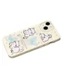 Gato Blanco Orgulloso para Apple 15/14/13/12/11/PRO/PROMAX/XSMAX/XR/XS/X