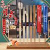 Palillos puntiagudos de sushi estilo japonés desechables de doble punta palillos de comida rápida para cenar barbacoa delgados palillos para sashimi vajilla