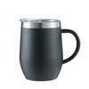 Taza de huevo de cáscara de huevo swig de Amazon transfronteriza taza de huevo en forma de U acero inoxidable 304 doble capa 12oz en stock asa copa de vino tinto