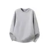 Moletom gola careca de peso pesado estilo retrô americano para homens, nova blusa casual solta para primavera e outono, camisa básica de manga longa, marca da moda