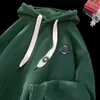 Sudadera con capucha de peso pesado estilo americano para hombre, marca de moda, top oversized para otoño e invierno, chaqueta casual de corte holgado para adolescentes, prenda exterior versátil