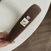 Pinza para el pelo suave glutinosa dulce color beige clip bb amor diadema versión ancha diadema pinza para la parte superior del cráneo cabello para salir a diario todo partido