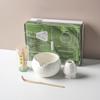 Conjunto de chá matcha transfronteiriço, conjunto de 7 peças, conjunto de 4 peças, tigela matcha com boca, chá japonês, fábrica de chá Bai Benli