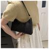 Bolso de Hombro con Lentejuelas de Moda para Mujer 2024 Primavera Nuevo Estilo Coreano Simple Estilo Occidental Bolso Cuadrado Pequeño Bolso de Hombro Perlado