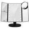 Escritorio de Dormitorio con Luz 70% de Descuento Espejo de Maquillaje LED Plegable Avanzado Estilo Ins Espejo de Tocador de Escritorio Almacenamiento Espejo de Maquillaje