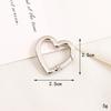 Joyería Yilian, anillo de resorte de aleación de zinc con apertura de hebilla de langosta, hebilla de puerta, llavero, anillo de ropa, hebilla de amor, accesorios