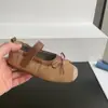 Zapatos Casuales Mary Jane de Ante Poco Profundos con Lazo de Nudo Clásico para Niñas, Otoño 2026