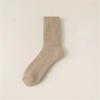 Calcetines para hombre otoño e invierno engrosados de cachemira rizo tubo lana peinada invierno algodón cálidos a prueba de frío calcetines de tubo cálidos para hombre