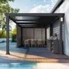 Toldo de panel Great Wall, toldo solar aislado, toldo de protección solar, toldo de techo de aleación de aluminio, revestimiento de aluminio de rejilla, toldo de teja Great Wall