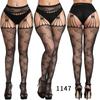 Lencería sexy calcetines con tirantes negro sexy antideslizantes medias enteras enfermera azafata calcetines al por mayor